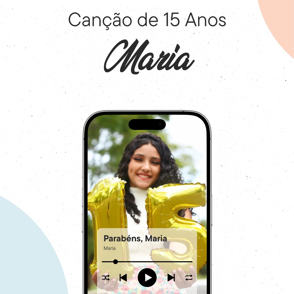 Canção Personalizada de 15 Anos