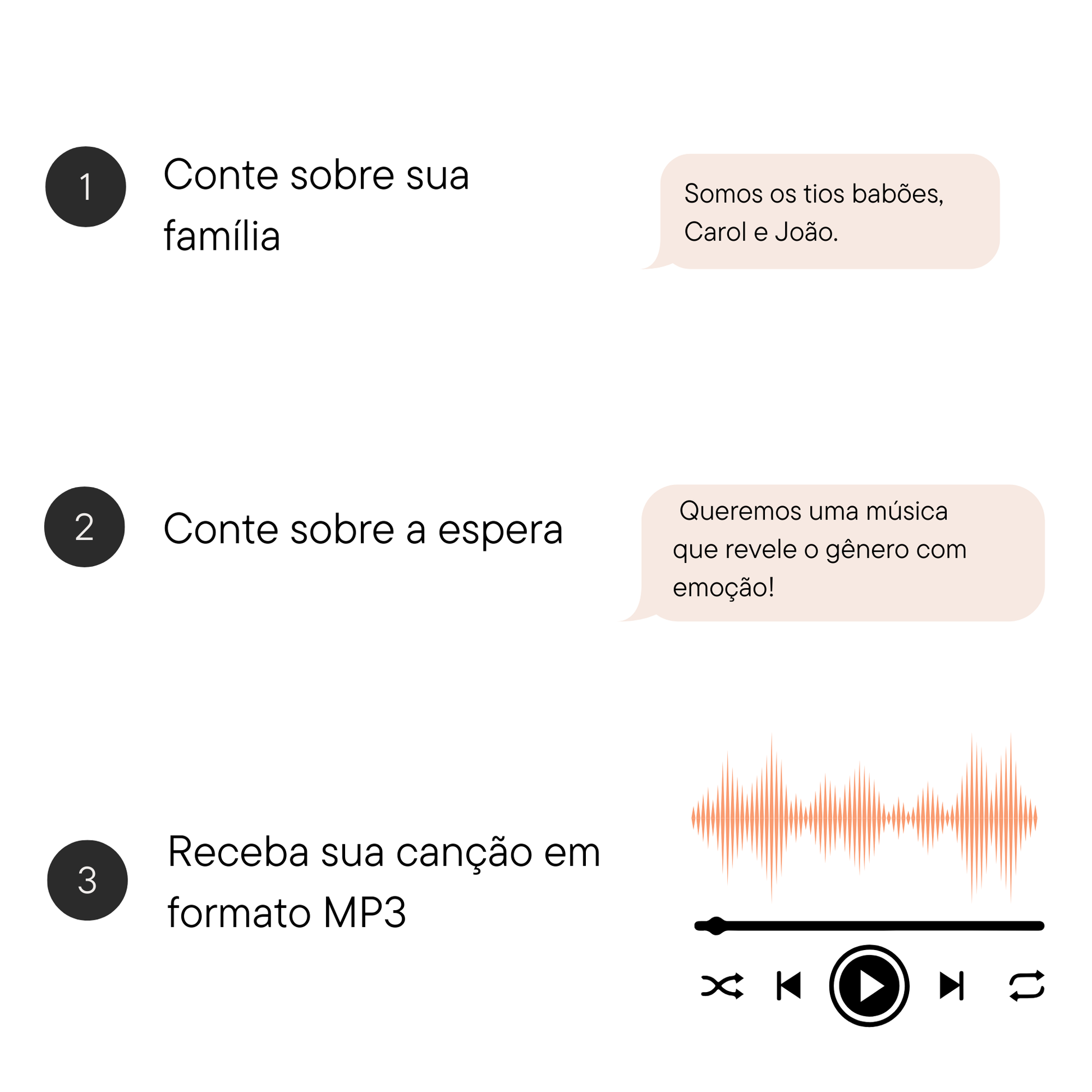 Música Personalizada para Chá Revelação